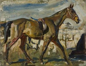 Study Of A Bay Hunter — Sir Alfred James Munnings