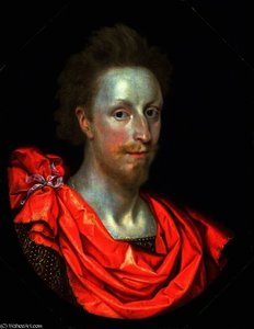 Portrait Of A Man In Classical Dress, Possibly Philip Herbert, 4th Earl Of Pembroke — Marcus The Younger Gheeraerts