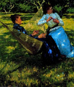In The Orchard — Henry Herbert La Thangue