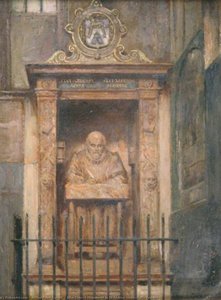 John Stow's Monument In St Andrew Undershaft, London — Arthur Paine Garratt