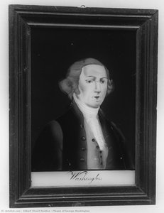 Plaque Of George Washington — Gilbert Stuart Newton