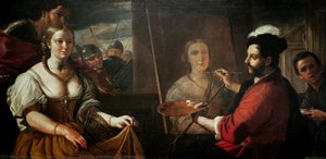 Apelle Painting Campaspe — Mattia Preti