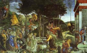 Scenes From The Life Of Moses — Sandro Botticelli