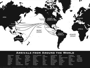 Map Of Passenger Ship Routes To San Francisco — Daniel Quan-watson