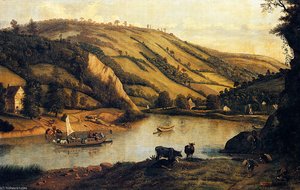 An Extensive River Landscape Probably Derbyshire — Jan Siberechts