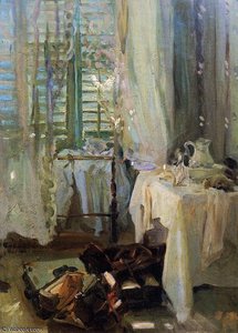 A Hotel Room — John Singer Sargent
