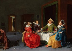 Merry Company In A Brothel — Hendrik Gerritsz Pot