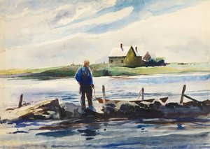 Man And Dory — Andrew Newell Wyeth