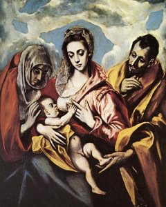Holy Family With St. Anne — El Greco