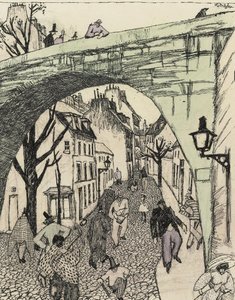 The Green Bridge 1 — Lyonel Feininger