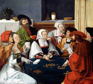 Cardplayers, Ca Wood, N — Lucas Van Leyden