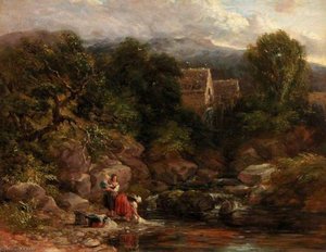 Pandy Mill — David Cox Den Ældre