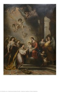Mystical Nuptials Of Saint Catherine — Bartolomé Esteban Murillo