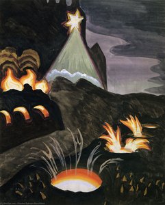 Star And Fires — Charles Burchfield