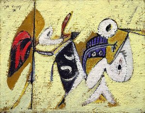 Battle At Sunset With The God Of Maize (composition No. 1) — Arshile Gorky
