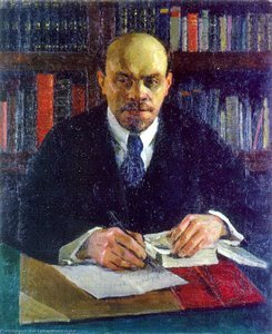 Lenin In Working Cabinet — Igor Emmanuilovich Grabar