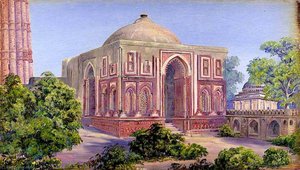 Puerta De Ali Ud Deen. Kutub. Delhi. India. 15 Novr. 1878 — Marianne North