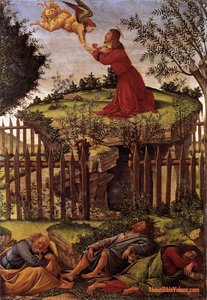 The Agony In The Garden — Sandro Botticelli
