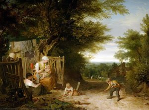 At The Cottage Gate — William Collins