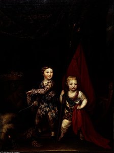 Portrait Of Alexander And Constantine Pavlovich — Richard Brompton