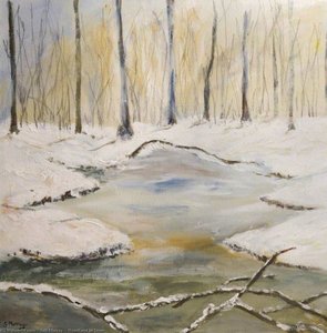 Woodland In Snow — Gill Murray