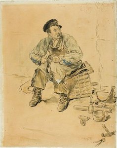 A Cobbler — Jean-françois Raffaelli