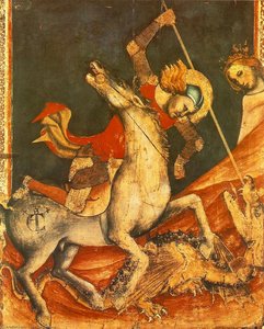 St George 's Battle With The Dragon — Vitale Da Bologna