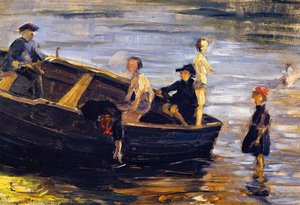 Děti Na Člunu — Franz Marc