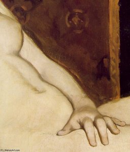 Olympija, (detalj) Muzej Orsay, P — Édouard Manet