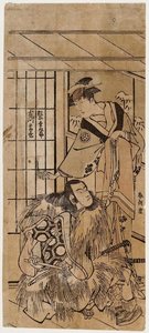 Näyttelijöitä Osagawa Tsuneyo Ja Matsumoto Kôshirô — Hokusai