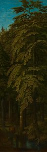 View In A Forest, Outer Right Wing Of A Triptych, Gerard David, C. 1505 - C. 1515 — Gerard David