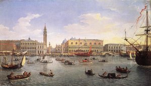 The Molo Seen From The Bacino Di San Marco — Gaspar Van Wittel
