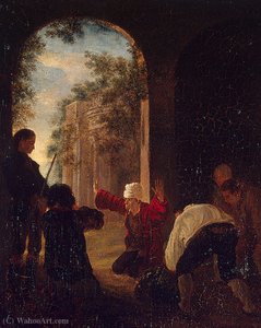Voltaire On Theatre Scene — Jean Huber