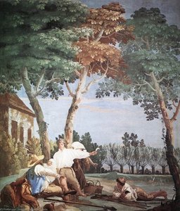 Campesinos Descansando — Giovanni Domenico Tiepolo