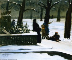 Commonwealth Avenue, Boston — George Benjamin Luks