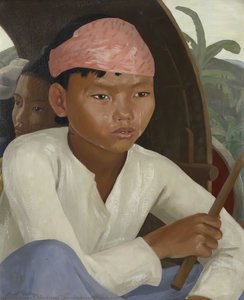 Burmese Boy In A Bullock Cart — Ernest Procter