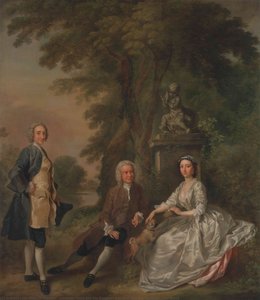 Jonathan Tyers And His Daughter Elizabeth And Her Husband John Wood — Френсис Хайман