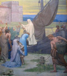 Life Of St. Genevieve — Pierre Cécile Puvis De Chavannes
