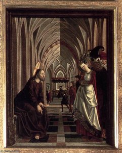 Christ And The Adulteress — Michael Pacher
