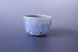 Tea Bowl With Moon White Glaze, Asahi Ware — Matsubayashi Yusuke