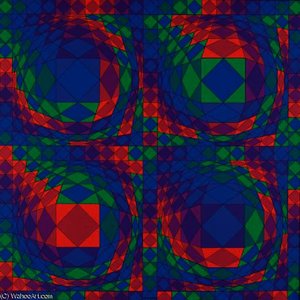 Štvorcník „x“ — Victor Vasarely