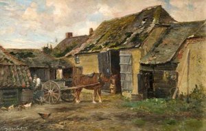 Farmyard Scene — Frederick William Newton Whitehead