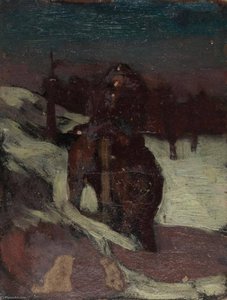 Landscape In Winter — Thomas P Anshutz