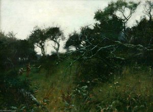 The Orchard (a Study Into The Sun) — Samuel John Lamorna Birch