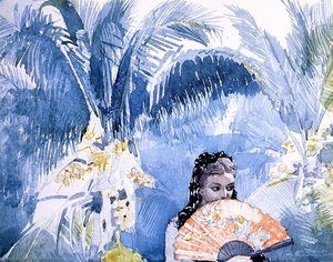 La Jeune Espagnole À L'éventail — Winslow Homer
