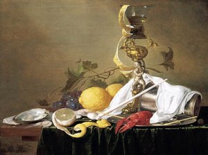 Still-life 3 — Jan Davidszoon De Heem Or Johannes De Heem Or Johannes Van Antwerpen Or Jan Davidsz De Hem