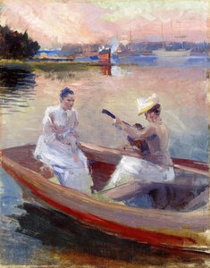 Summer Evening, Haiko Bight Outside Porvoo — Albert Edelfelt
