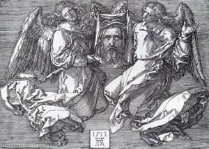 Sudarium Présenté Par Deux Anges — Albrecht Dürer