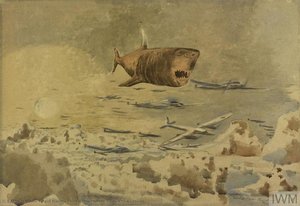 Follow The Fuhrer Above The Clouds — Paul Nash