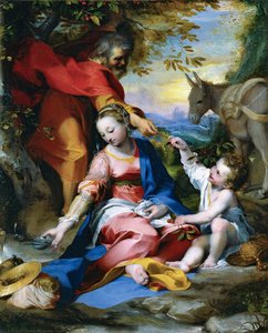 Rest On The Flight To Egypt — Federico Fiori Barocci
